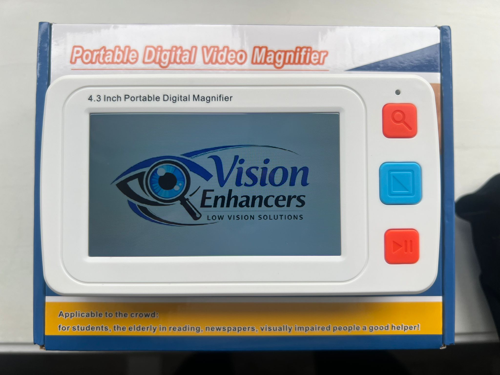 4.3 Inch Portable video magnifier - Premium Vision Aid and Assistive Device Canada